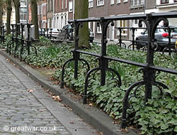 Reconstructed railings for the cattle market, Ypres/Ieper