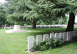 Stone of Remembrance at Lijssenthoek Military Cemetery, Poperinge.
