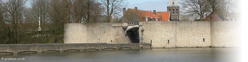 The Lille Gate or Rijselpoort in Ypres.
