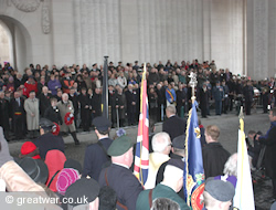 Members of the public lay wreaths.