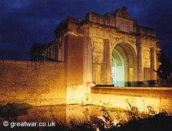 The Menin Gate Memorial to the Missing.