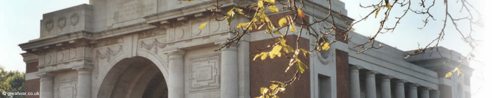 The Menin Gate Memorial to the Missing, Ypres.