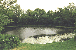 Spanbroekmolen Mine Crater now a peace memorial.