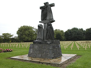 Memorial sculpture in the St. Charles-de-Potyze cemetery.
