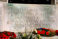 Tyne Cot cross of sacrifice