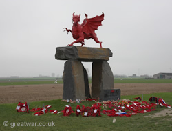 Welsh memorial on the Ypres Salient.