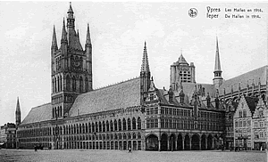 The Cloth Hall before war broke out in 1914.