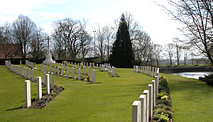 View from within Ramparts cemetery