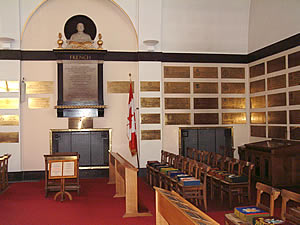 Interior of St. George's Memorial Church, Ieper