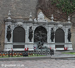 The memorial in Ypres to Civilian Victims of the Great War.